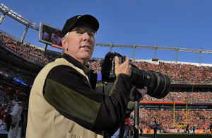 Dave Black   working portrait NFL game 2012