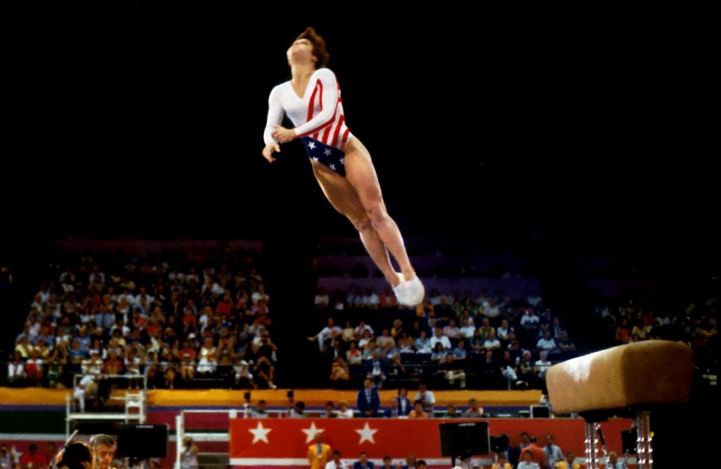 Mary Lou Retton Perfect Score 10 Vault 1984 Olympics 300dpi | Dave Black